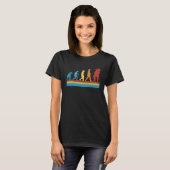 T-shirt Tuba Evolution Retro Tuba Player 1 (Devant entier)