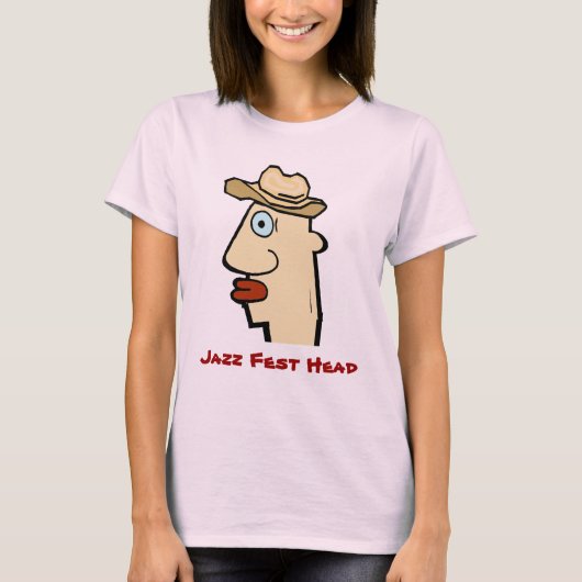 T-shirt Tuba Head Outback, Jazz Fest Head (Devant)