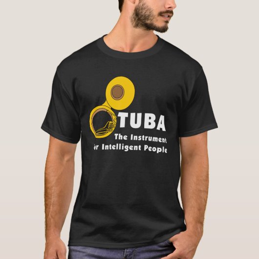T-shirt Tuba intelligent (Devant)