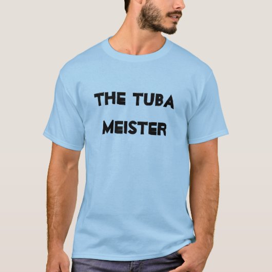 T-shirt Tuba Meister Instrument de musique en laiton (Devant)