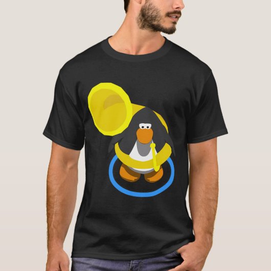 T-shirt Tuba Penguin (Devant)