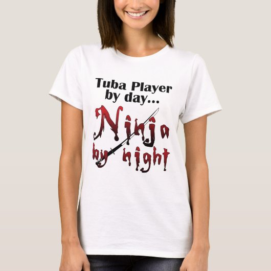 T-shirt Tuba Player by Day... (Devant)