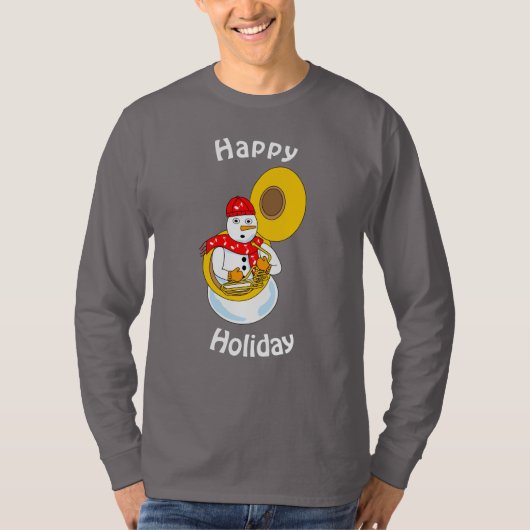 T-shirt Tuba Snowman (Devant)