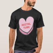 T-shirt Tube rectal Joyeux Valentines Day Heart Nurse Grou (Devant)