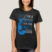 T-shirt Tuberous Sclerosis Warrior Awareness Ribbon (Devant)