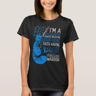 T-shirt Tuberous Sclerosis Warrior Awareness Ribbon