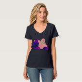 T-shirt Tubes à neige pour fille (Devant entier)