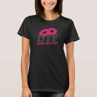 T-shirt Tubes de rivière Bateau flottant Pee Répéter Float