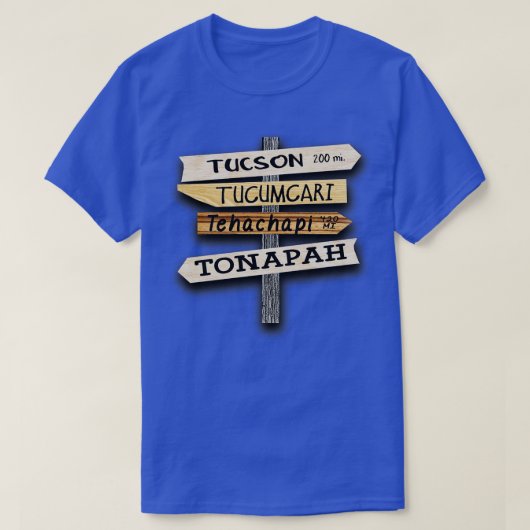 T-shirt Tucson Tucari Tehachapi Tonapah (Design devant)