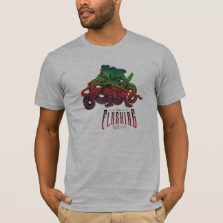 T-shirt Tueur asiatique de dragon, Queens de rinçage, NY