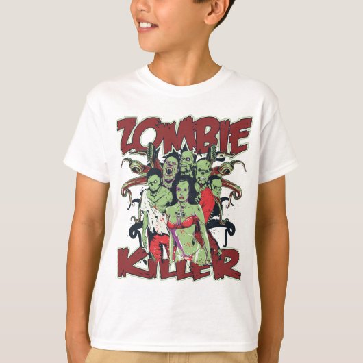 T-shirt Tueur de Zombie (Devant)