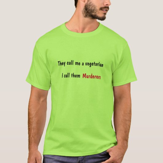T-shirt Tueurs animaux (Devant)