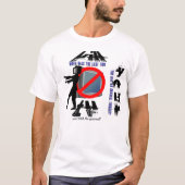 T-shirt Tuez votre TV (et pensez !) (Devant)
