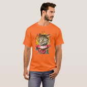 T-shirt Tuff Kitty Cravate-Dye, Rainbow Swirl (Devant entier)