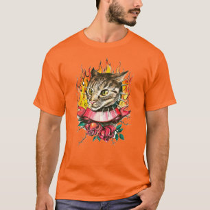 T-shirt Tuff Kitty Cravate-Dye, Rainbow Swirl