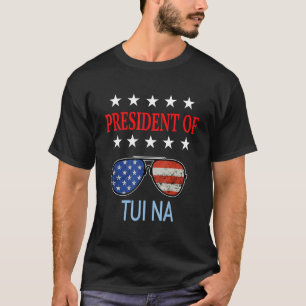 T-shirt Tui Na Accessoires de guérison Usa Drapeau Thérape