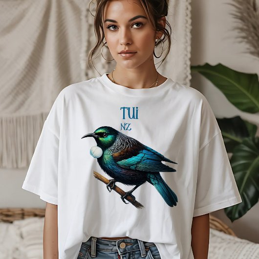 T-shirt Tui - Native Bird of New Zealand