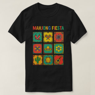 T-shirt Tuiles de la Fête de Cinco de Mayo Mahjong