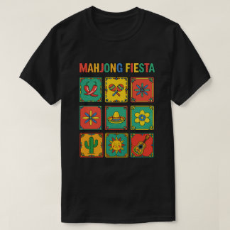 T-shirt Tuiles de la Fête de Cinco de Mayo Mahjong