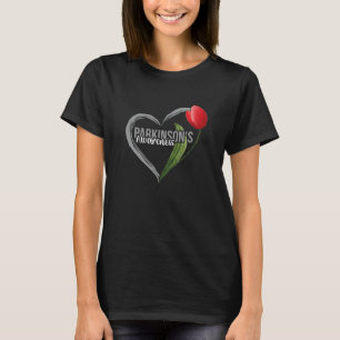 T-shirt Tulip Parkinson de la sensibilisation Coeur Tulip