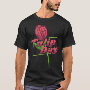 T-shirt Tulipe drôle jardinage jardinier jardin Tulipes