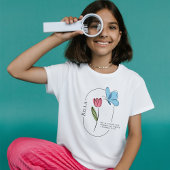 T-shirt Tulipe & Papillon