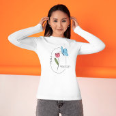 T-shirt Tulipe & Papillon