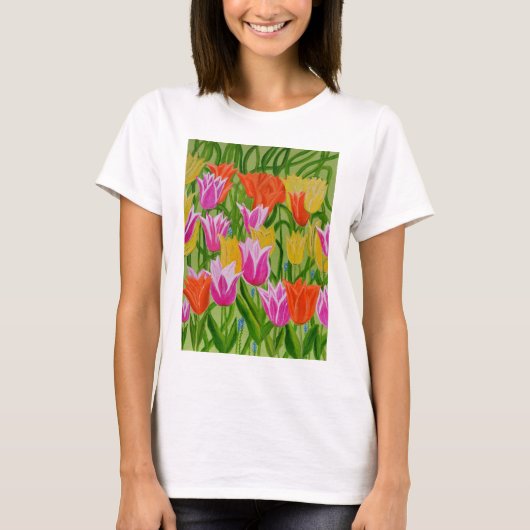 T-shirt Tulipes (Devant)