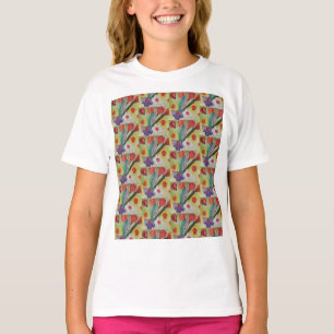 T-shirt Tulipes Abstraites et fleurs de printemps Enfants