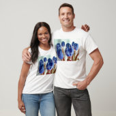 T-shirt Tulipes bleues (Unisexe)