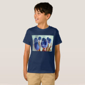 T-shirt Tulipes bleues (Devant entier)