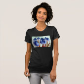 T-shirt Tulipes bleues (Devant entier)