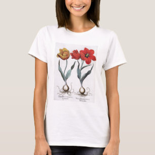 T-shirt Tulipes : colore de cinnabrio de serotina du
