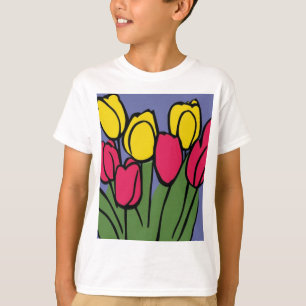 T-shirt Tulipes de printemps