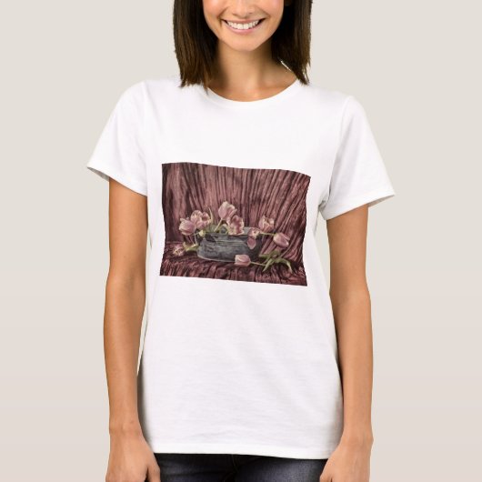 T-shirt Tulipes délicates (Devant)