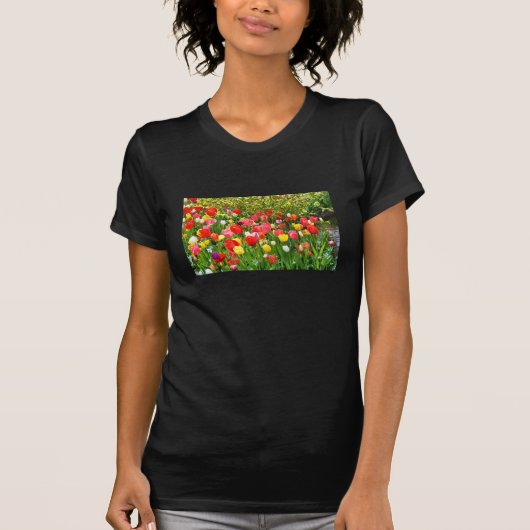 T-shirt Tulipes mixtes (Devant)