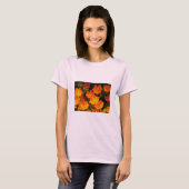 T-shirt Tulipes orange (Devant entier)