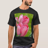 T-shirt Tulipes roses (Devant)