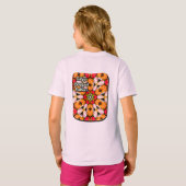 T-shirt Tulips Bouquet Motif (Dos entier)