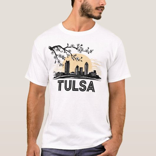 T-shirt Tulsa City Oklahoma USA (Devant)