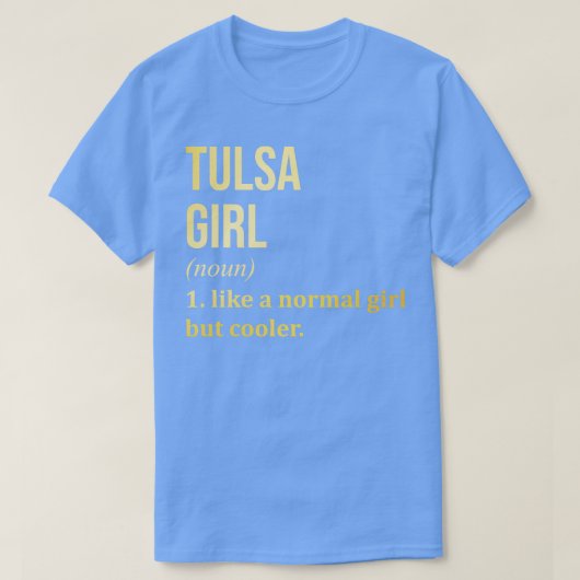 T-shirt Tulsa Oklahoma (Design devant)
