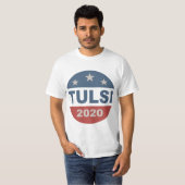 T-shirt Tulsi Gabbard 2020 pour le président (Devant entier)