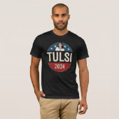 T-shirt Tulsi Gabbard à la présidence 2024 (Devant entier)