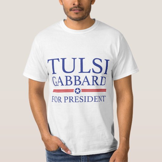 T-shirt Tulsi Gabbard pour le président (Devant)