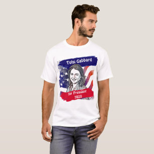 T-shirt Tulsi Gabbard pour l'élection présidentielle de 20