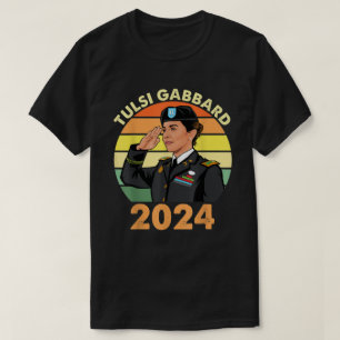 T-shirt Tulsi Gabbard Pour Président 2024 Patriot-Démocr