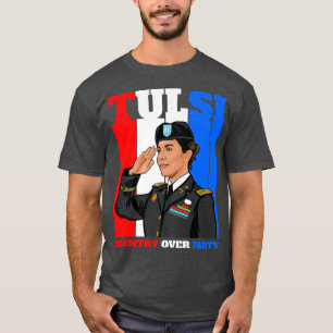 T-shirt Tulsi Gabbard Pour Président 2024 Patriot-Démocrat