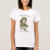 T-shirt Tulum Leopard Tropical Bachelorette Week-end (Devant)