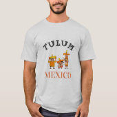 T-shirt Tulum Mexico Design, garçon (Devant)