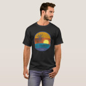 T-shirt Tulum Riviera Maya Mexico Faded Retro Sunset (Devant entier)